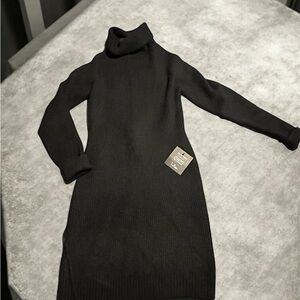 Lulu's Chic Black Long Sleeve Dress